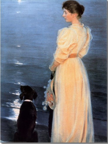 Summer Evening at Skagen - Peder Severin Kroyer Painting On Canvas